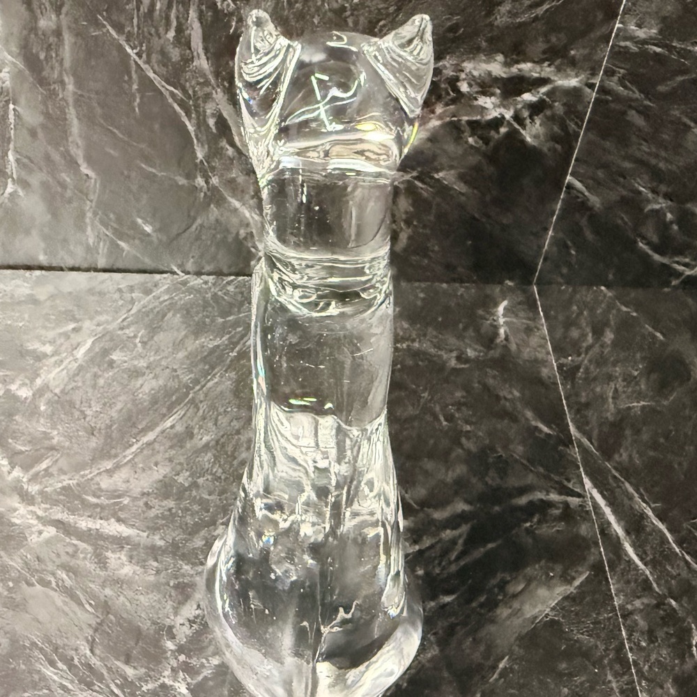 Glass Cat Figurine - Picture 14 of 16